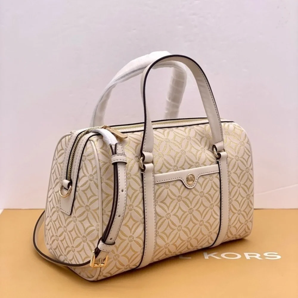 MICHAEL KORS MEDIUM DUFFLE SATCHEL CROSSBODY BAG